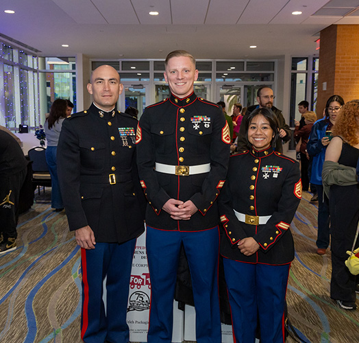 Marines at Toys for Tots Donation